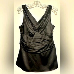 The Limited black dress top size L